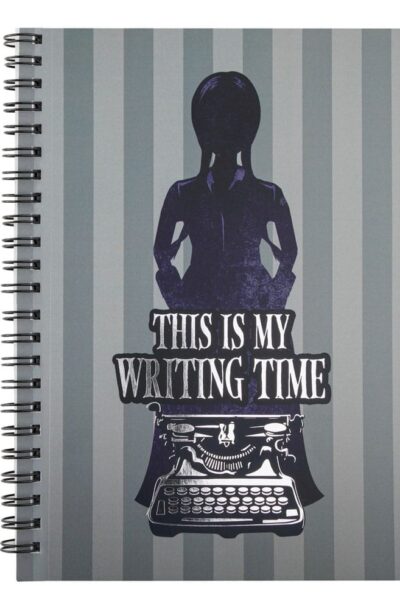 Cinereplicas: Wednesday Notizbuch This Is My Writing Time Purple