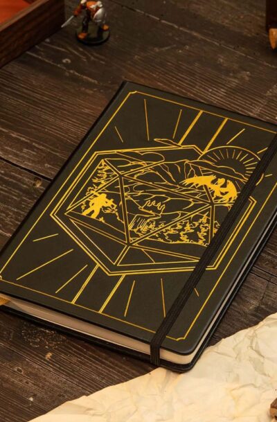 Glassstaff: Dungeons & Dragons RPG Journal 5e Black