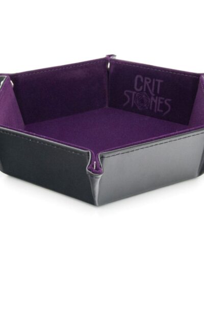 Glassstaff: CritStones Faltbarer Würfelteller Purple