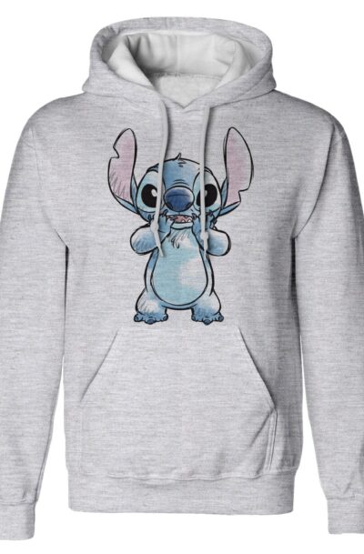 Heroes Inc: Lilo & Stitch Kapuzenpullover Hands On Face Sketched   Grösse S