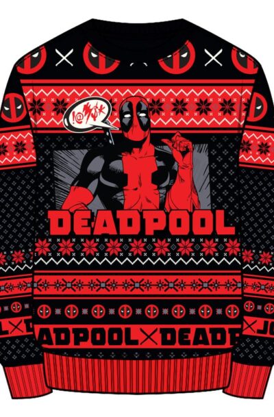 Heroes Inc: Deadpool Sweatshirt Jumper Show Off Grösse S