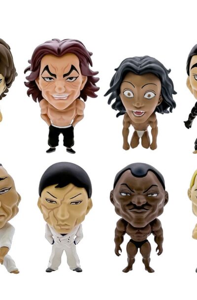 16 directions: Baki Hanma 16d Collectible Figure Collection PVC Minifiguren 8er-Pack Baki Hanma 6 cm
