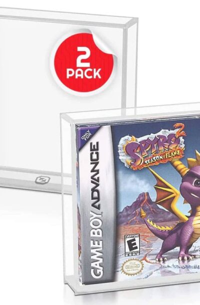 Evoretro: Acrylgehäuse 2er-Pack für Gameboy/Gameboy Advance Spiele