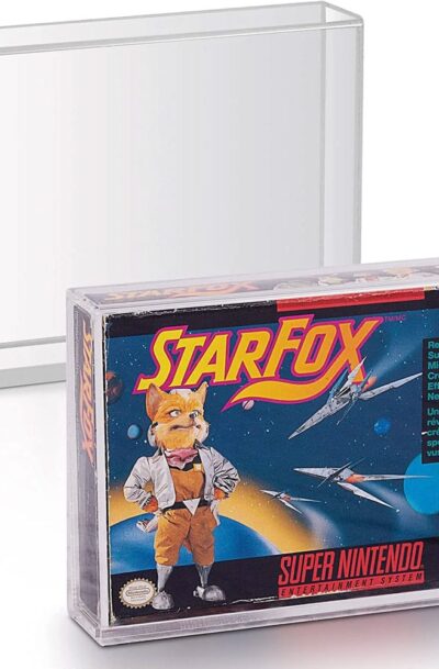 Evoretro: Acrylgehäuse 2er-Pack für SNES/N64 Spiele