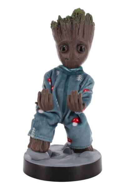 Exquisite Gaming: Marvel Cable Guys Lade-Halter Guardians of the Galaxy Pyjama Baby Groot 20 cm