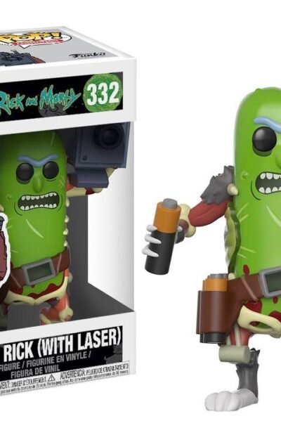 Funko: Rick and Morty POP! Animation Vinyl Figur Pickle Rick with Laser 9 cm
