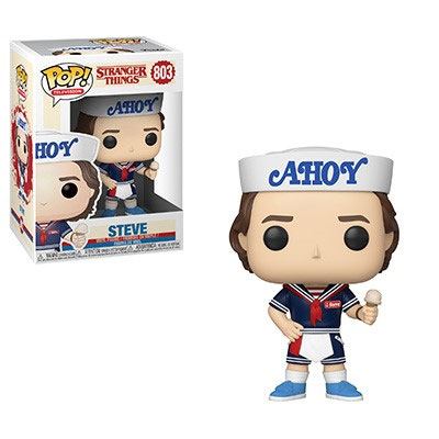 Funko: Stranger Things POP! TV Vinyl Figur Steve with Hat and Ice Cream 9 cm