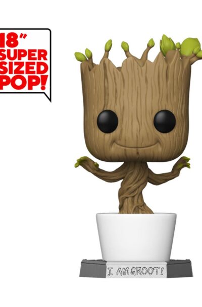 Funko: Guardians of the Galaxy Super Sized POP! Marvel Vinyl Figur Dancing Groot 46 cm