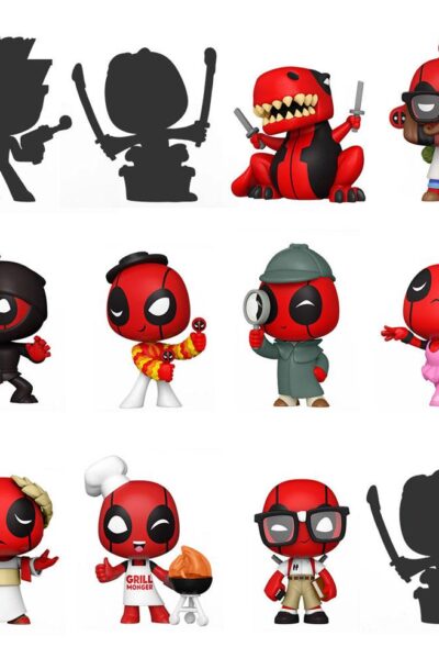 Funko: Marvel Comics Mystery Minis Minifiguren 5 cm Display Deadpool 30th Anniversary (12)