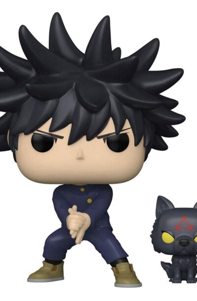 Funko: Jujutsu Kaisen POP & Buddy! Animation Vinyl Figur Megumi w/Dogs 9 cm