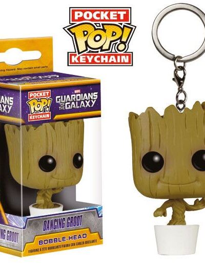 Funko: Guardians of the Galaxy Pocket POP! Vinyl Schlüsselanhänger Dancing Groot 4 cm
