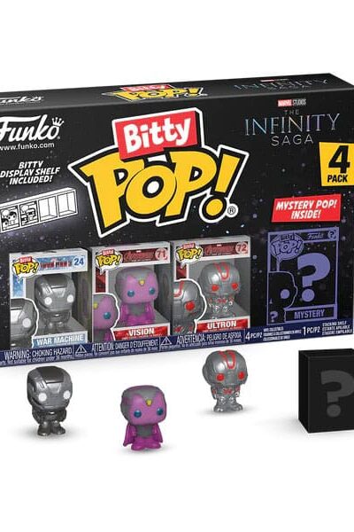 Funko: Marvel Bitty POP! Vinyl Figuren 4er-Pack Iron Man 2,5 cm