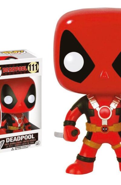 Funko: Marvel Comics POP! Vinyl Wackelkopf Deadpool Two Swords 10 cm