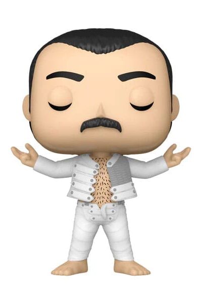 Funko: Queen POP! Rocks Vinyl Figur Freddie Mercury (I was born to love you) 9 cm