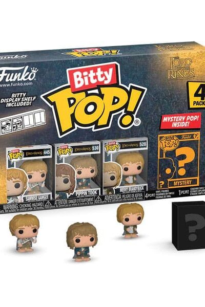Funko: Der Herr der Ringe Bitty POP! Vinyl Figuren 4er-Pack Samwise 2,5 cm