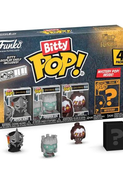 Funko: Der Herr der Ringe Bitty POP! Vinyl Figuren 4er-Pack Witch King 2,5 cm