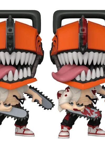 Funko: Chainsaw Man POP! Animation Vinyl Figuren Chainsaw Man w/CH(BD) 9 cm Sortiment (6)