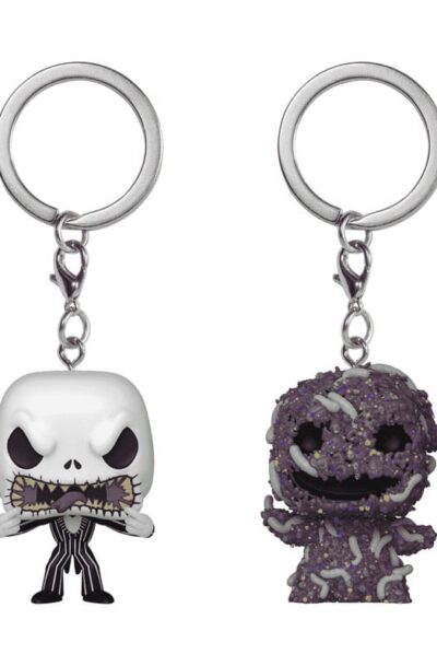 Funko: Nightmare Before Christmas POP! Vinyl Schlüsselanhänger 2er-Pack Jack/Oogie 4 cm