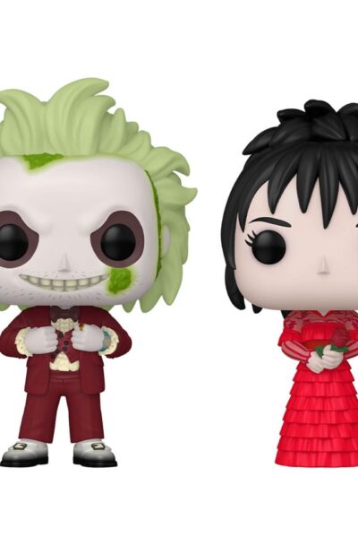 Funko: Beetlejuice 2 POP! Animation Vinyl Figuren 2er-Pack Beetlejuice & Lydia Deetz 9 cm