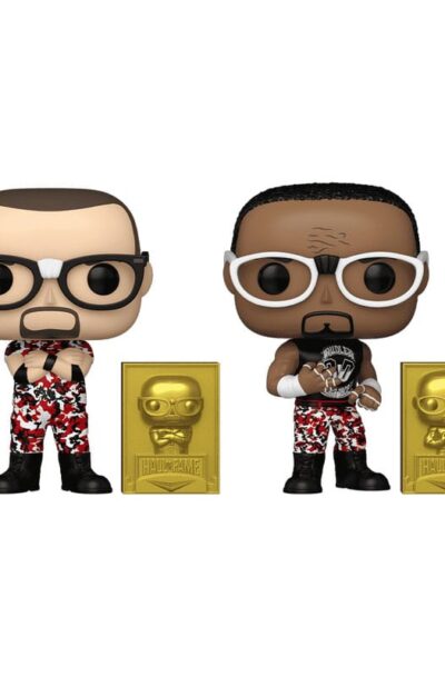 WWE POP! & Buddy! Vinyl Figuren 2er-Pack The Dudley Boyz: Bubba Ray & D-Von (2018 Hall of Fame) Exclusive 9 cm