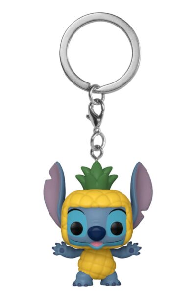 Funko: Lilo & Stitch Pocket POP! Vinyl Schlüsselanhänger 4 cm Stitch as Pineapple Display (12)
