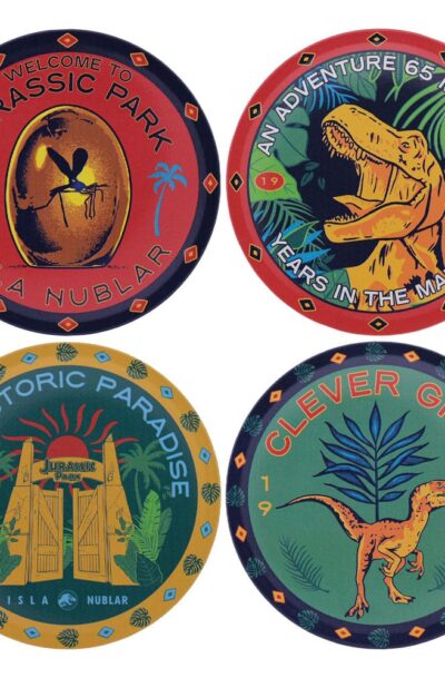 FaNaTtik: Jurassic Park Untersetzer 4er-Pack
