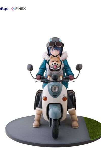 Laid Back Camp F:NEX PVC Statue 1/7 Rin Shima 20 cm