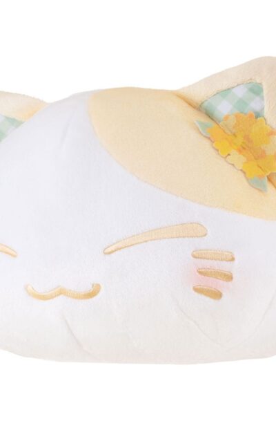 Furyu: Nemuneko Cat Plüschfigur Rape Flower Pattern Ear Decoration Yellow Color Ver. 30 cm
