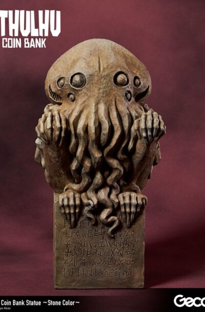 Gecco: H.P. Lovecraft Cthulhu Mythos Spardosen Statue Cthulhu (Stone Color) 24 cm
