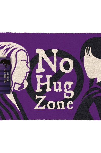 Pyramid International: Wednesday Fussmatte No Hug Zone 40 x 60 cm