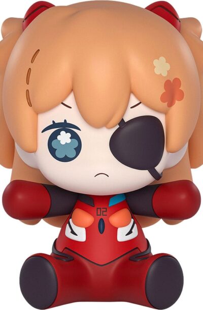 Neon Genesis Evangelion: Rebuild of Evangelion Huggy Good Smile Chibi Figur Asuka Shikinami Langley: Eye Patch Ver. 7 cm