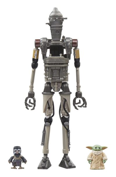Star Wars: The Mandalorian Vintage Collection Actionfiguren 3er-Pack IG-12, Grogu & Anzellan 10 cm