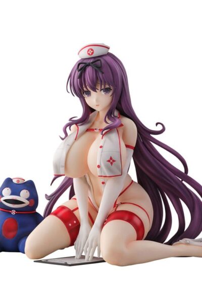 Shinobi Master Senran Kagura: New Link PVC Statue 1/4 Murasaki: Sexy Nurse Ver. 23 cm