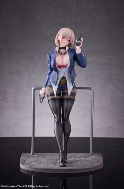 Hobby Sakura: Original Illustration PVC Statue 1/6 Naughty Police Woman Illustration by CheLA77 Limited Edition 27 cm