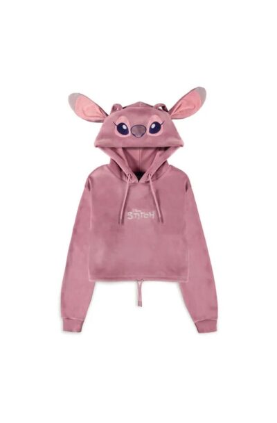 Difuzed: Lilo & Stitch Cropped Kapuzenpullover Angel  Grösse M