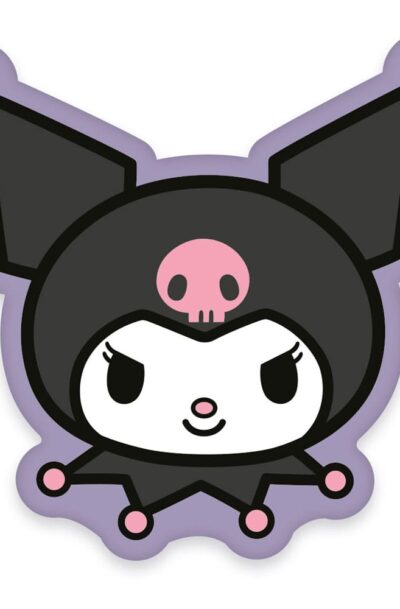 Herding: Sanrio Dekokissen Kuromi Face 36 cm