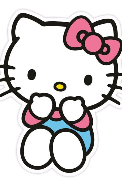 Herding: Sanrio Dekokissen Hello Kitty Blue Pants 36 cm