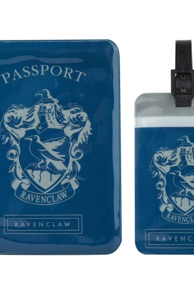 Cinereplicas: Harry Potter Kofferanhänger & Reisepass-Halter Set Ravenclaw