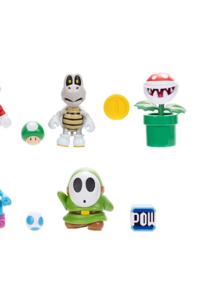 Jakks Pacific: World of Nintendo Minifiguren 5er-Pack Super Mario Wave 40 10 cm Sortiment (6)