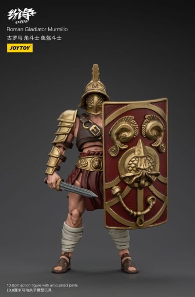 Joy Toy (CN): Strife Actionfigur 1/18 Roman Gladiator Murmillo 11 cm