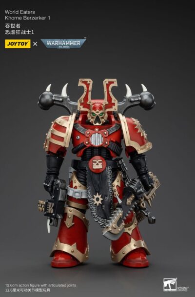 Joy Toy (CN): Warhammer 40k Actionfigur 1/18 World Eaters Khorne Berzerker 1 13 cm