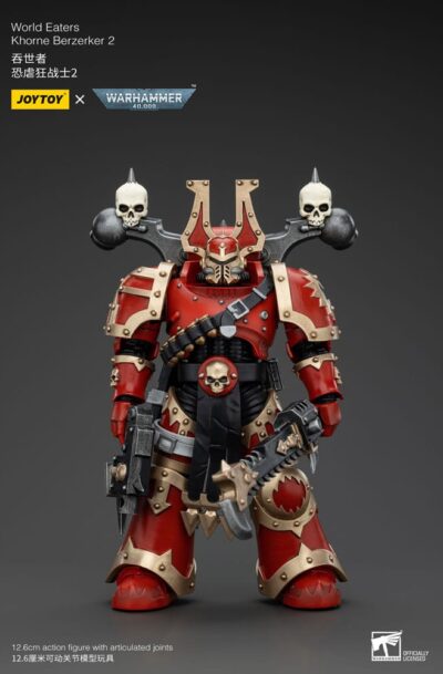 Joy Toy (CN): Warhammer 40k Actionfigur 1/18 World Eaters Khorne Berzerker 2 13 cm