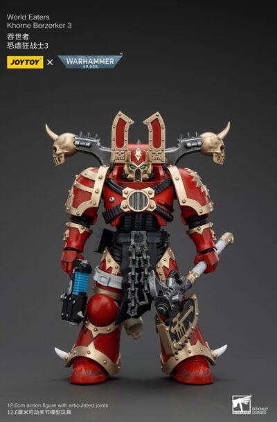 Joy Toy (CN): Warhammer 40k Actionfigur 1/18 World Eaters Khorne Berzerker 3 13 cm