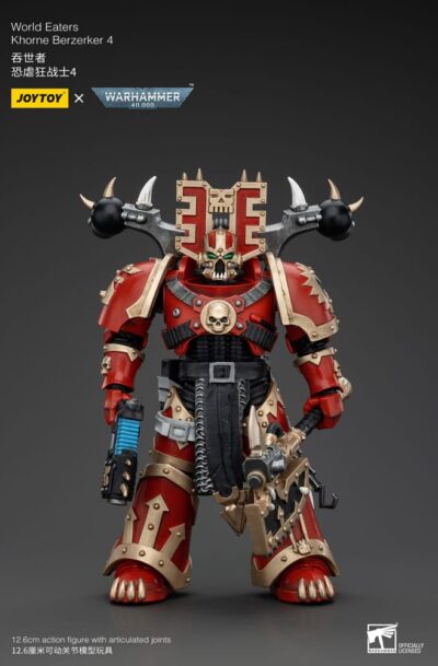 Joy Toy (CN): Warhammer 40k Actionfigur 1/18 World Eaters Khorne Berzerker 4 13 cm