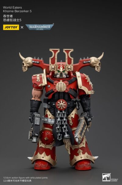 Joy Toy (CN): Warhammer 40k Actionfigur 1/18 World Eaters Khorne Berzerker 5 13 cm