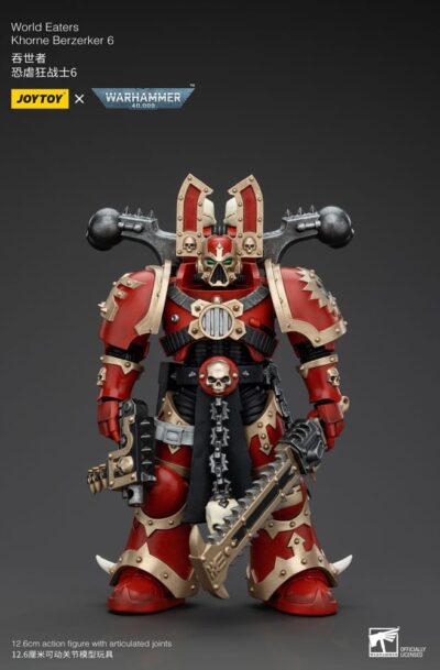 Joy Toy (CN): Warhammer 40k Actionfigur 1/18 World Eaters Khorne Berzerker 6 13 cm