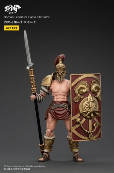 Joy Toy (CN): Strife Actionfigur 1/18 Roman Gladiator Hasta Gladiator 11 cm