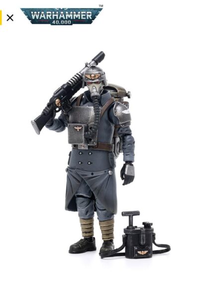 Joy Toy (CN): Warhammer 40k Actionfigur 1/18 Death Korps of Krieg Veteran Squad Guardsman Demolitions Specialist 10 cm