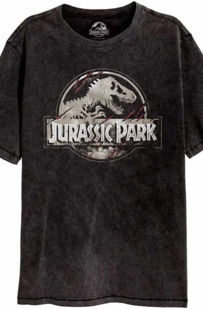 Heroes Inc: Jurassic Park T-Shirt Scratched Logo Grösse L