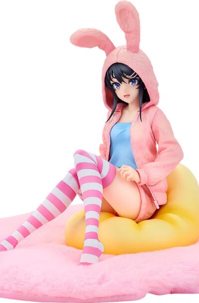 Kadokawa: Rascal Does Not Dream of a Knapsack Kid PVC Statue 1/7 Mai Sakurajima Hoodie Look Rabbit Ears Ver. 18 cm